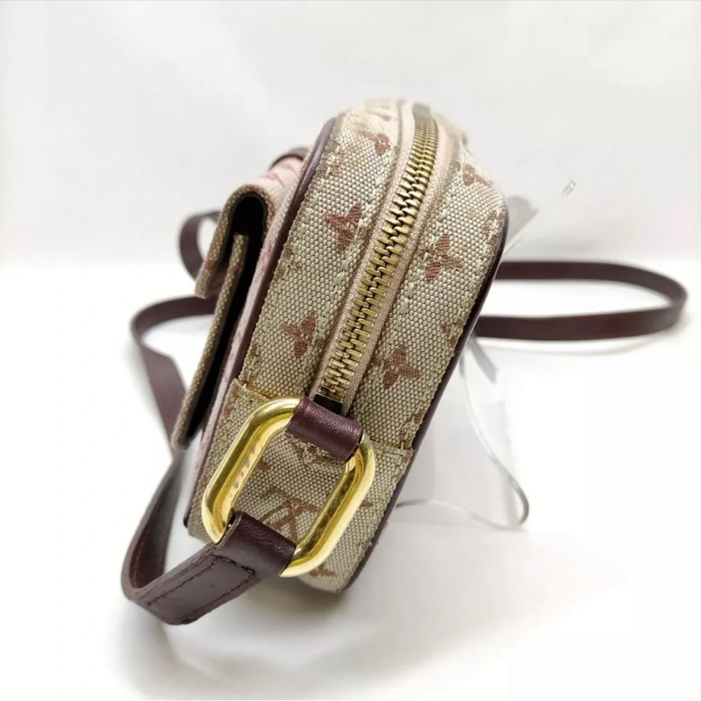 Authentic Louis Vuitton LV Shoulder Bag Juliette Red Monogram Minilin - Picture 11 of 15